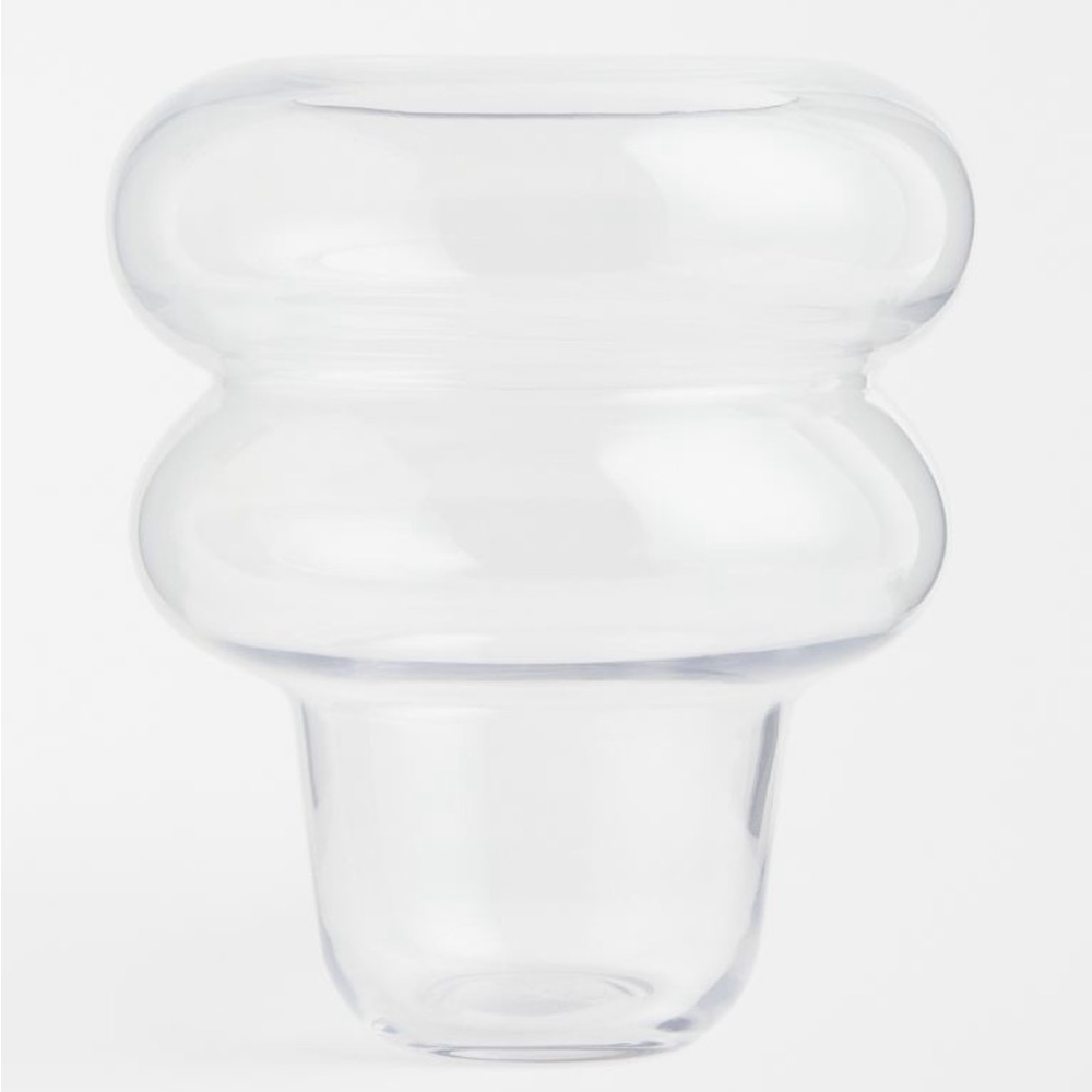 H&M glass vase